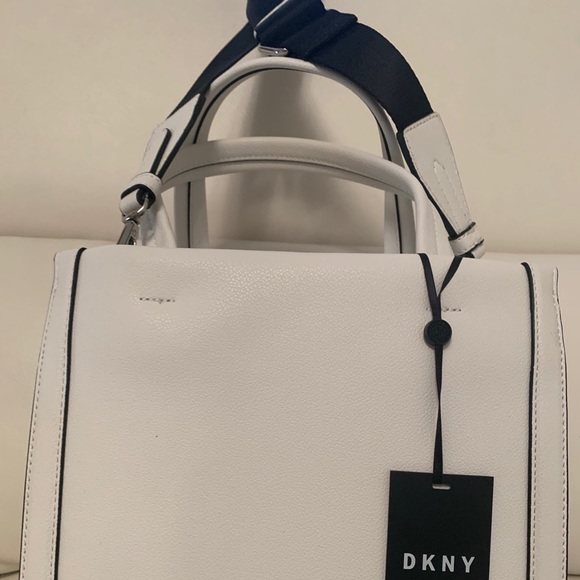 Dkny Bags Dkny Bond Small Satchel Bag In White Poshmark